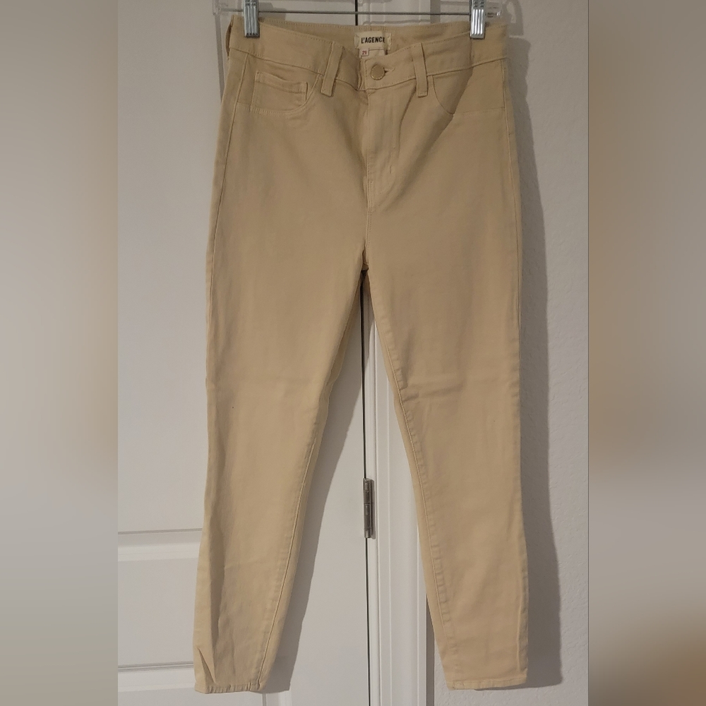 L'agence Margot Coconut High Rise Skinny Jeans Sz 29